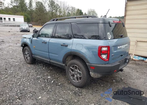 2024 Ford Bronco Sport Badlands из США, поврежденный, VIN 3FMCR9D98RRF15269